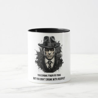 Mafia Man in Black Hat Tasse