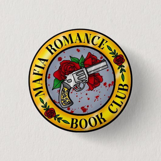Mafia Romance Book CLub Abzeichen Button (Vorderseite)