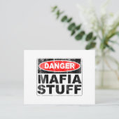 Mafia Stuff Postkarte (Stehend Vorderseite)