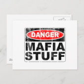 Mafia Stuff Postkarte (Vorne/Hinten)