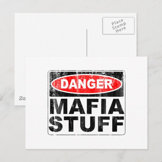 Mafia Stuff Postkarte (Vorne/Hinten)