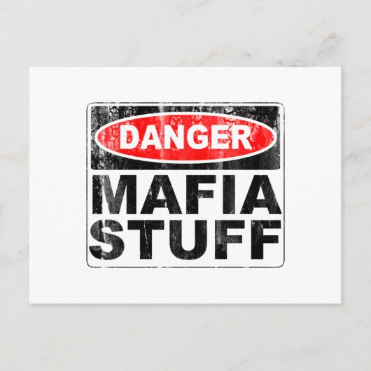 Mafia Stuff Postkarte (Vorderseite)