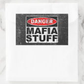 Mafia Stuff Rechteckiger Aufkleber (Tasche)