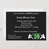 Mafia Style Foto 60. Geburtstagsfeier Einladung (Rückseite)