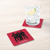 Mafia themenorientiert rechteckiger pappuntersetzer (Vor Ort)