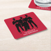 Mafia themenorientiert rechteckiger pappuntersetzer (angewinkelt)