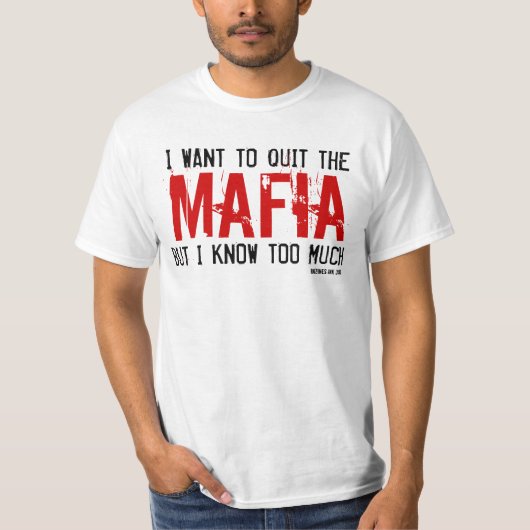 Mafia und Facebook Addicts Shirts (Vorderseite)