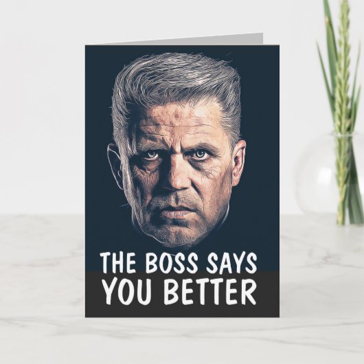 MAFIA VATHER'S DAY FUNNY GANGSTER CARD KARTE (Vorderseite)