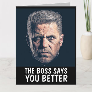 MAFIA VATHER'S DAY FUNNY OVERSIZED GANGSTER CARD KARTE