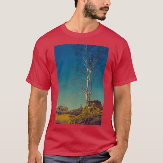 Mafield Parrish Art Nouveau Retro T-Shirt (Vorderseite)