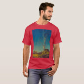 Mafield Parrish Art Nouveau Retro T-Shirt (Vorne ganz)
