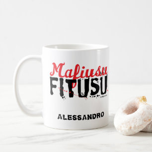 Mafiusu Fitusu Funny Sicilian Sprichwort Kaffeetasse