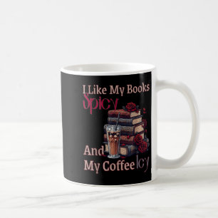 Mag Bücher scharf und Kaffee eisig Hemd Bücherwurm Kaffeetasse