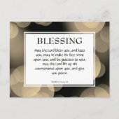 MAG DER HERRLICHE SEGE, DEN SIE HABEN | Zahlen 6 S Postkarte (Vorderseite)