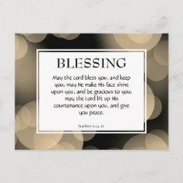 MAG DER HERRLICHE SEGE, DEN SIE HABEN | Zahlen 6 S Postkarte