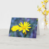 Mag Gott Ihnen Frieden geben (nach innen) Karte (Gelbe Blume)