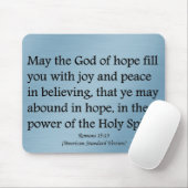 Mag Gott Ihnen Hoffnung, Freude und Mousepad (Mit Mouse)