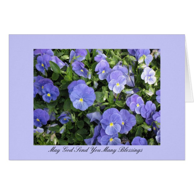 Mag Gott Ihnen viel Segen schicken (Vorderseite (Horizontal))