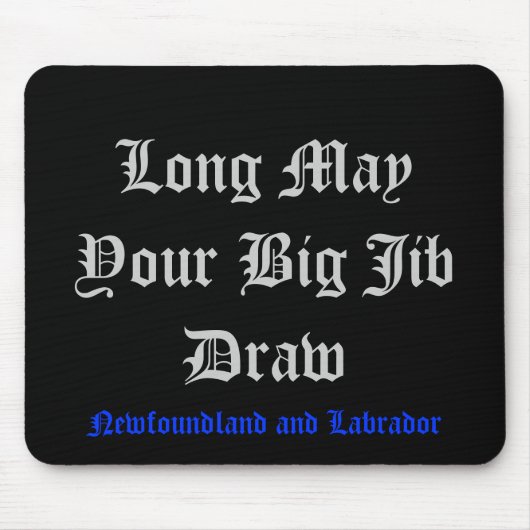 Mag Ihr großer Kranbalken lang zeichnen Mousepad (Vorne)