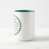 Mag Ihr Segen den Kleeblättern zahlenmäßig Tasse (Zentrum)