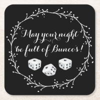 Mag Ihre Nacht von Buncos voll sein!