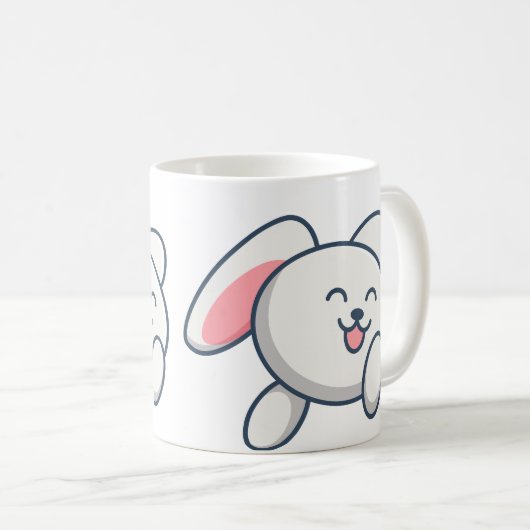 Mag Kaninchen Kaffeetasse (VorderseiteRechts)