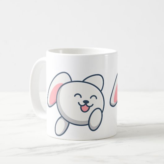 Mag Kaninchen Kaffeetasse (Vorderseite Links)
