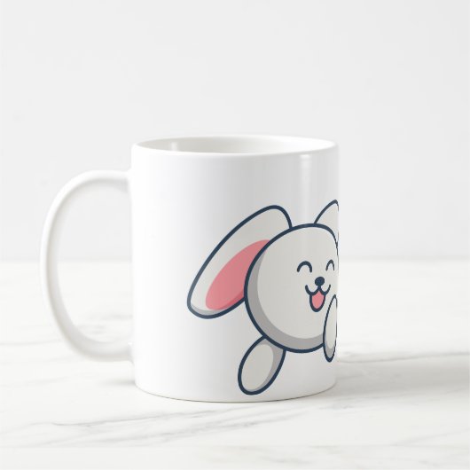 Mag Kaninchen Kaffeetasse (Links)