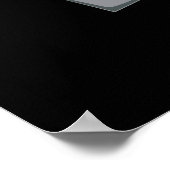 Mag-Nerd Funny Nerd Magnet Pun Dark BG Poster (Ecke)