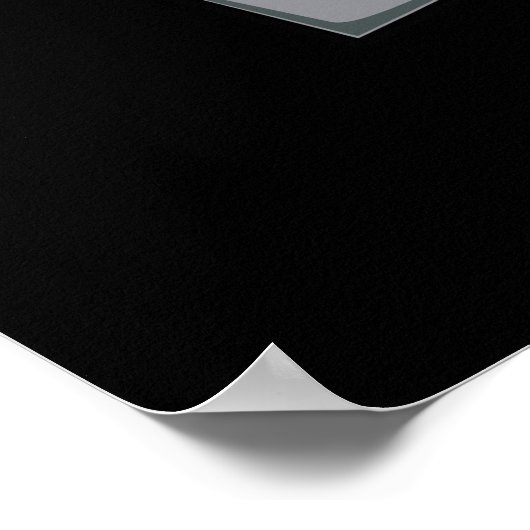 Mag-Nerd Funny Nerd Magnet Pun Dark BG Poster (Ecke)