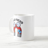 Mag-Nerd Funny Nerd Magnet Pun Kaffeetasse (Vorderseite Links)