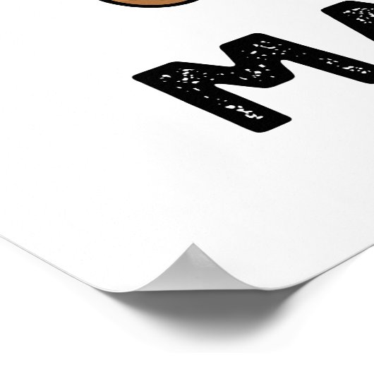 Mag-Nüsse Funny Magnet Pun Poster (Ecke)