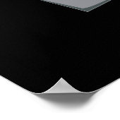 Mag-nut Funny Magnet Pun Dark BG Poster (Ecke)