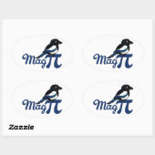 Mag PI Ovaler Aufkleber (Blatt)