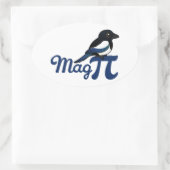 Mag PI Ovaler Aufkleber (Tasche)
