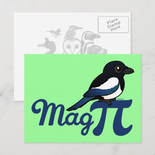 Mag PI Postkarte (Vorne/Hinten)