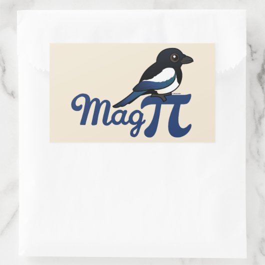 Mag PI Rechteckiger Aufkleber (Tasche)