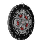 Mag-Rad-Dartscheibe Dartscheibe (Vorderseite Links)