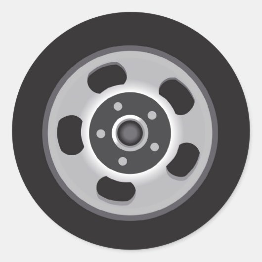 Mag Wheels Runder Aufkleber (Vorderseite)