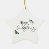 MAGA 2024 Dekor der Weihnachtsbaumschmuck Keramik Ornament (Hinten)