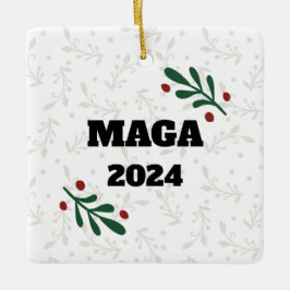 MAGA 2024 Dekor der Weihnachtsbaumschmuck Keramikornament