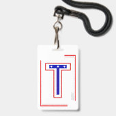 Maga Abzeichen Ausweis (Vorderseite mit Lanyard)