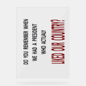 MAGA ACRYLSCHILD (Vorderseite)