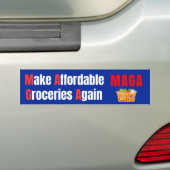 MAGA Affordable Groceries Republican Sticker Autoaufkleber (Auf Auto)