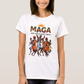 MAGA - Afrika immer großartig machen T-Shirt (Vorderseite)