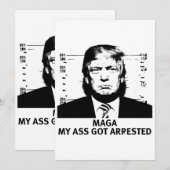 MAGA angegeben Einladung (Vorne/Hinten)