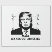 MAGA angegeben Geschenkpapier (Flach)