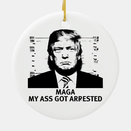 MAGA angegeben Keramik Ornament (Hinten)