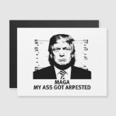 MAGA angegeben Magnetkarte (Vorne/Hinten)