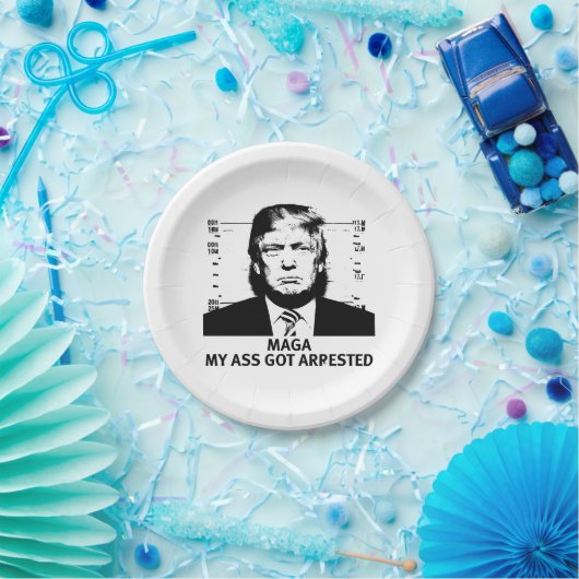 MAGA angegeben Pappteller (Party)